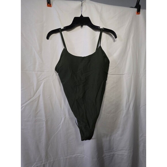 Cupshe Other - Cupshe One Piece Swimsuit High Cut Olive Green Size M DAA12C5D038UUM
